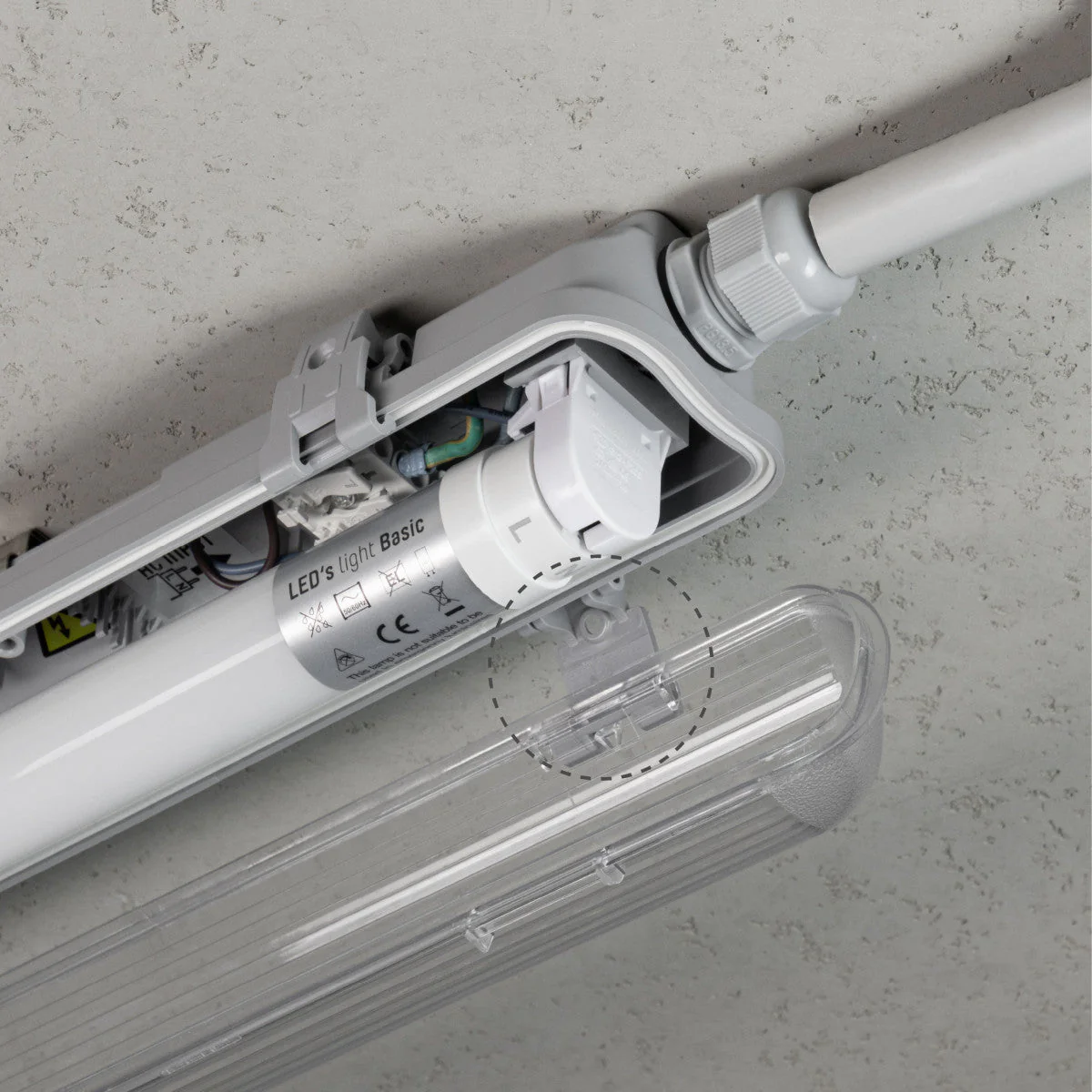LED's Light LED TL armatuur 150 cm compleet met LED TL buis - 2880lm - Image 7