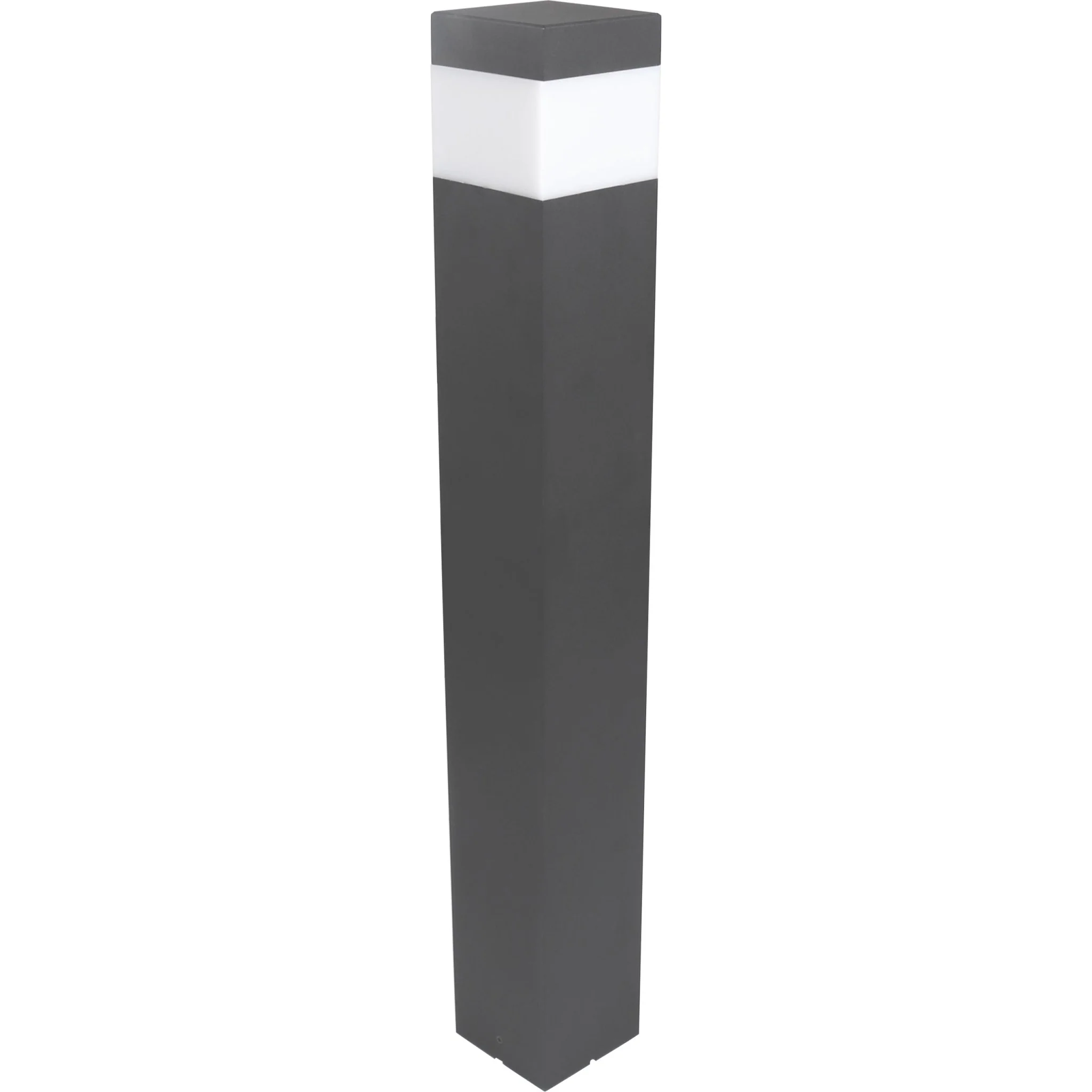 LED Lantaarnpaal Mat met E27 fitting - IP44 - Sora - 76 cm - Grijs - Image 2