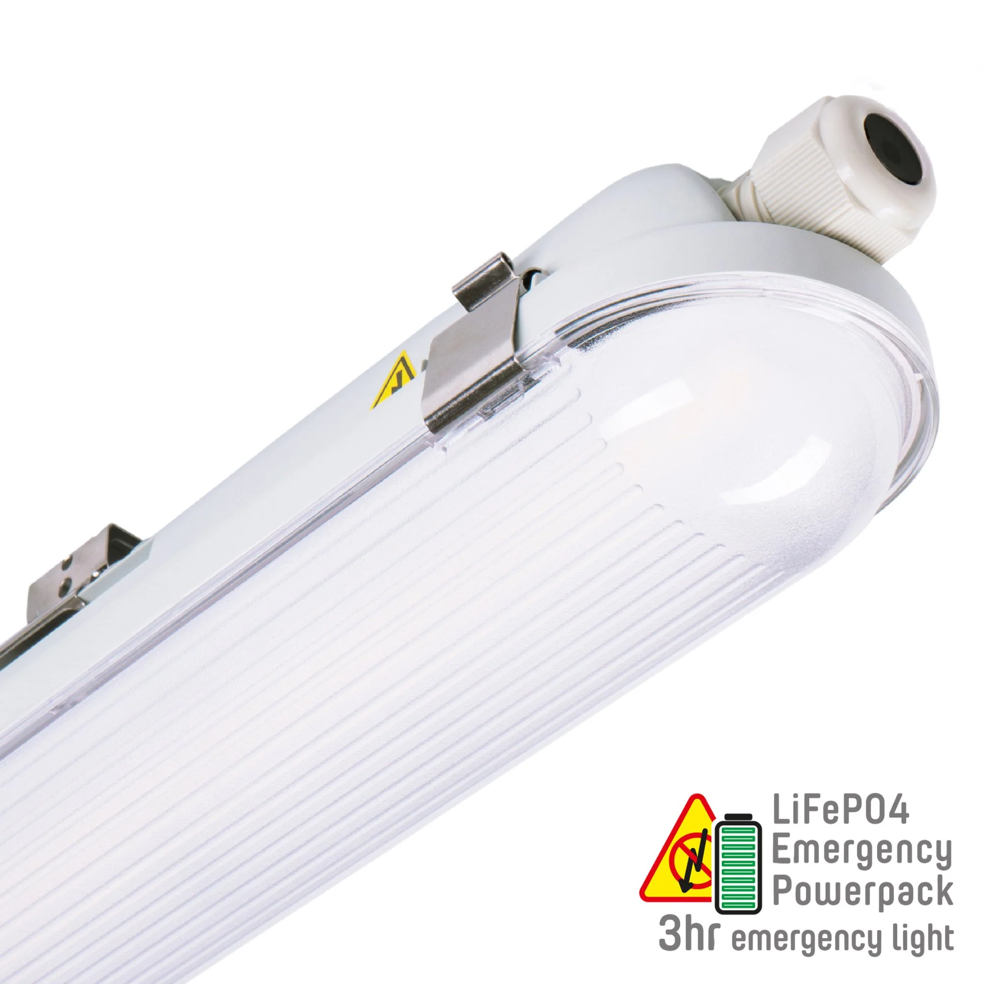 4 PACK - LED's Light PRO Philipps LED TL armatuur 150 cm - Met noodaccu - 185lm/w - Energielabel B - 47W 7200lm 4000K - Image 3