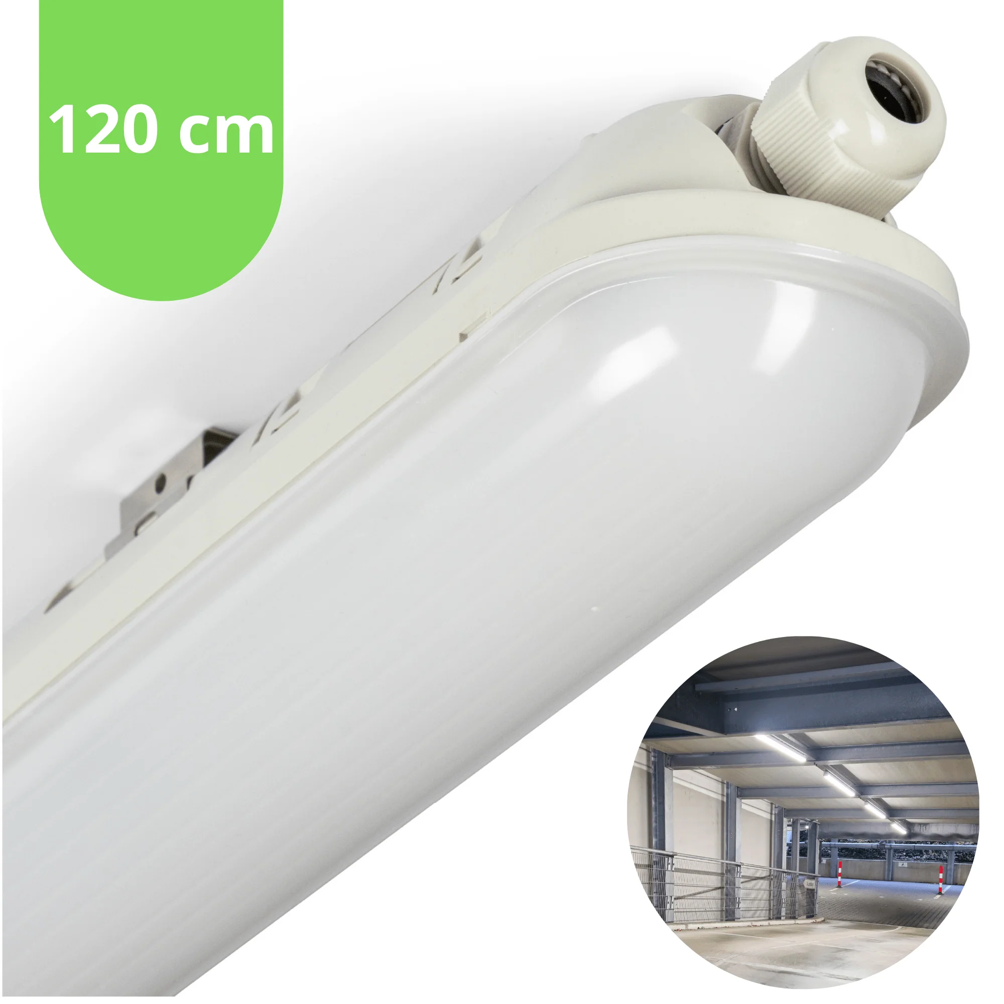 2 PACK - LED's Light Pro Koppelbaar LED TL armatuur compleet 120 cm - Waterdicht - 4640 lm 29W 4000K 160lm/w - Image 4