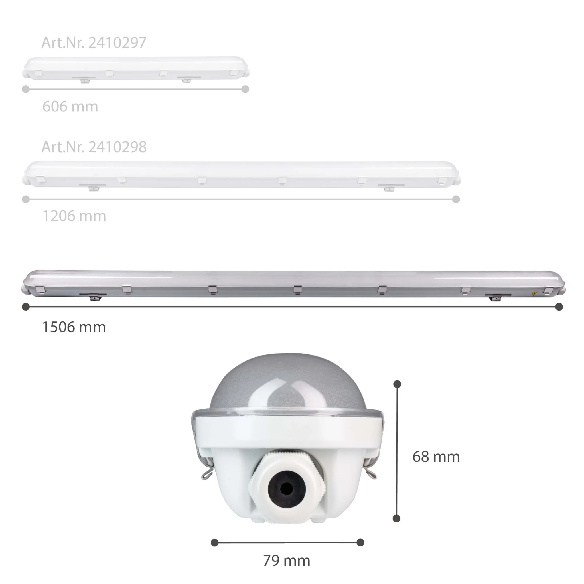 2 PACK - LED's Light Pro Philips Koppelbare TL armatuur 150 cm - 40W - Energielabel B - Dimbaar licht - 7200 lm - 180Lm/W - IP65 - 4000K - IK08 - Image 14
