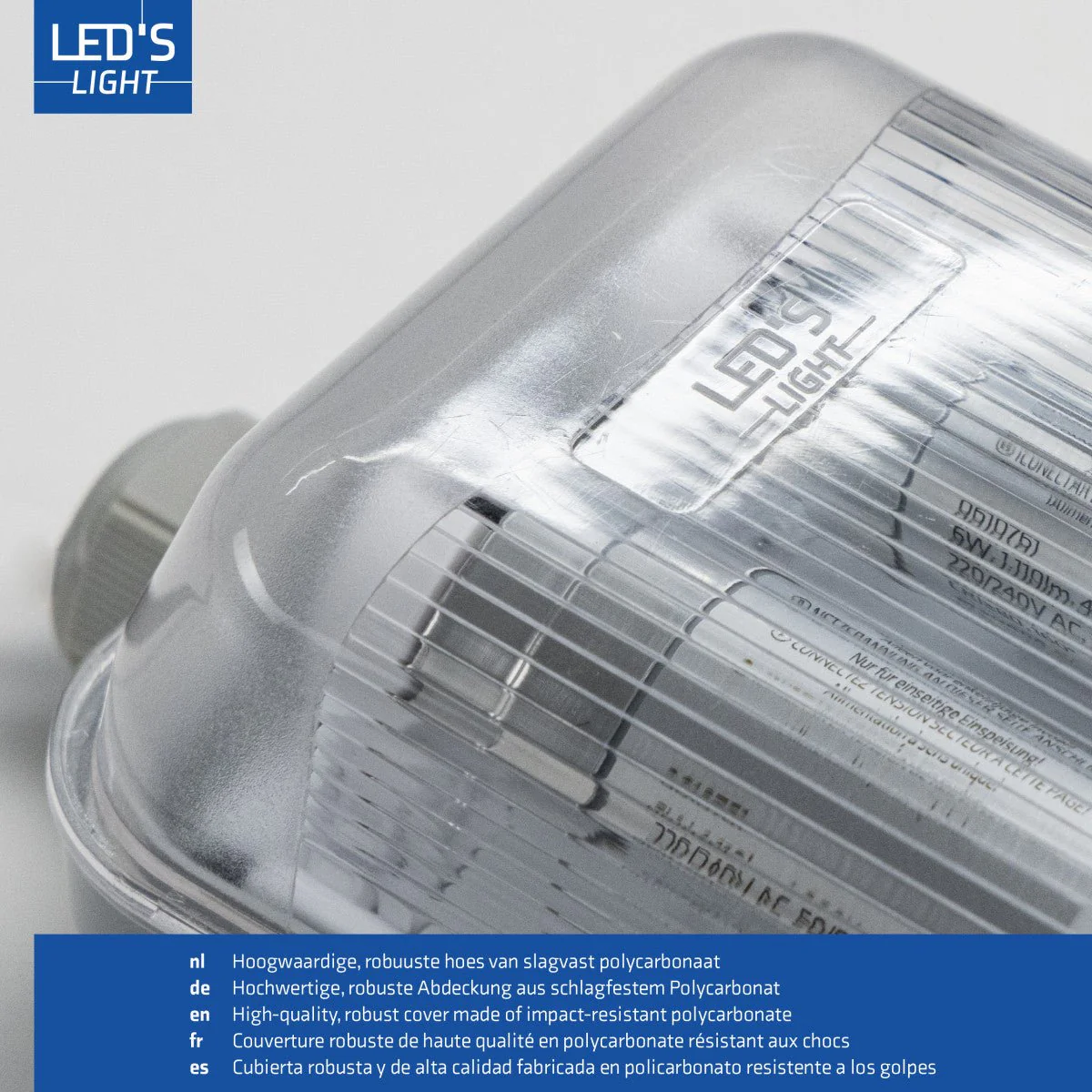 LED's Light Dubbele LED TL lamp 150 cm - compleet met LED buizen - Binnen en buiten - 6120 lm - 2x16.5W - 4000K - 185lm/w - Energielabel B - Image 7