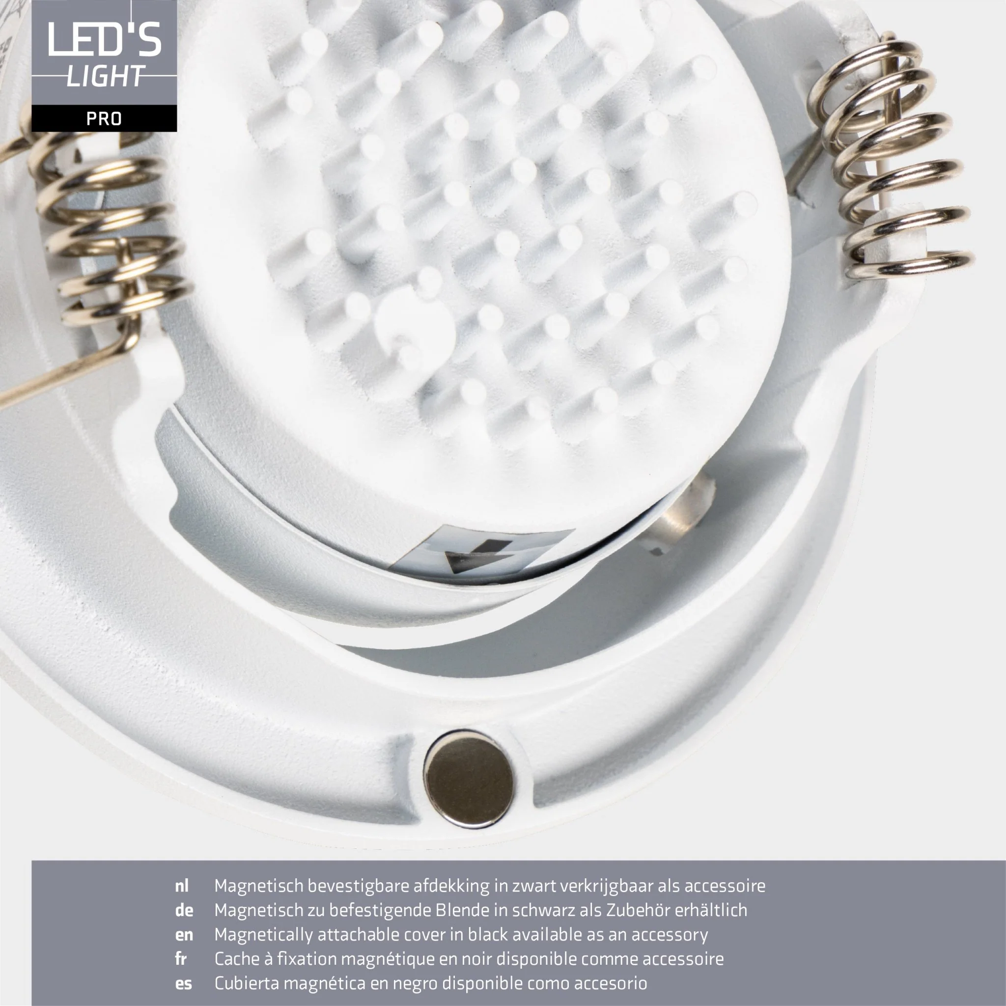 3 PACK - LED's Light PRO Inbouwspot 68 mm - Indoor & Outdoor - 3 lichtkleuren - Dimbaar licht - Wit - Image 4