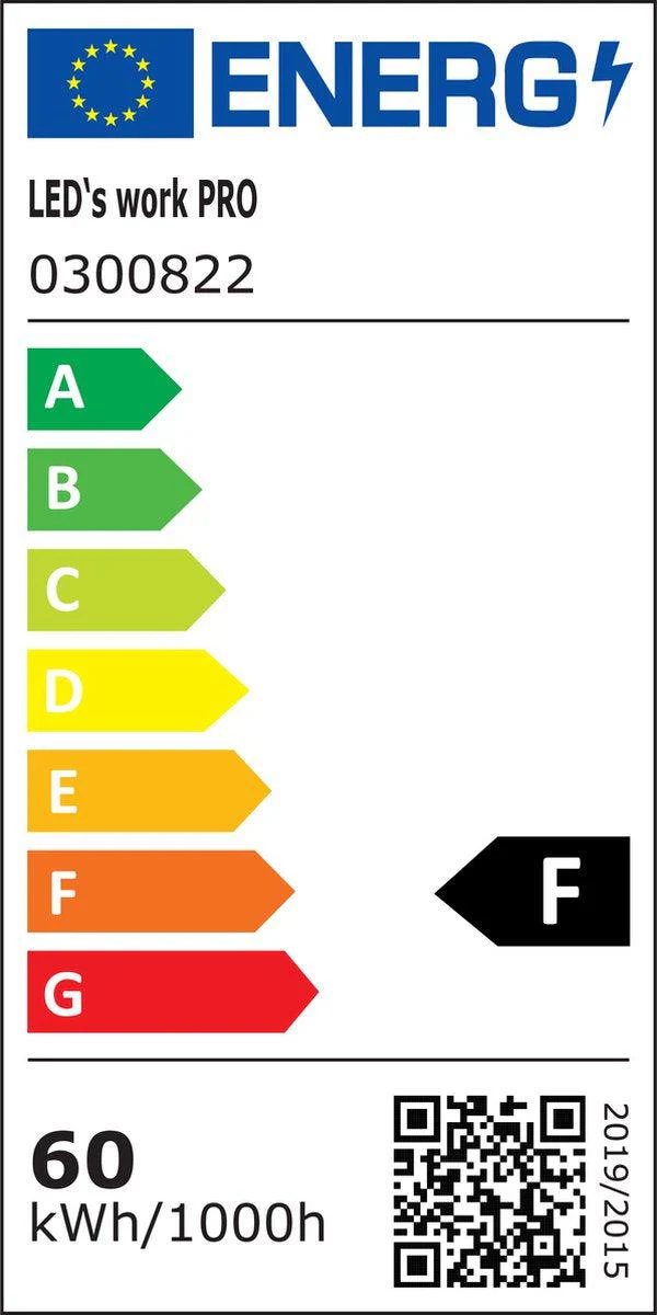 LED's Work ColorPro Bouwlamp 6000 - Realistische kleurweergave CRI97 - 5 meter snoer - IP54 - 60W - Image 11
