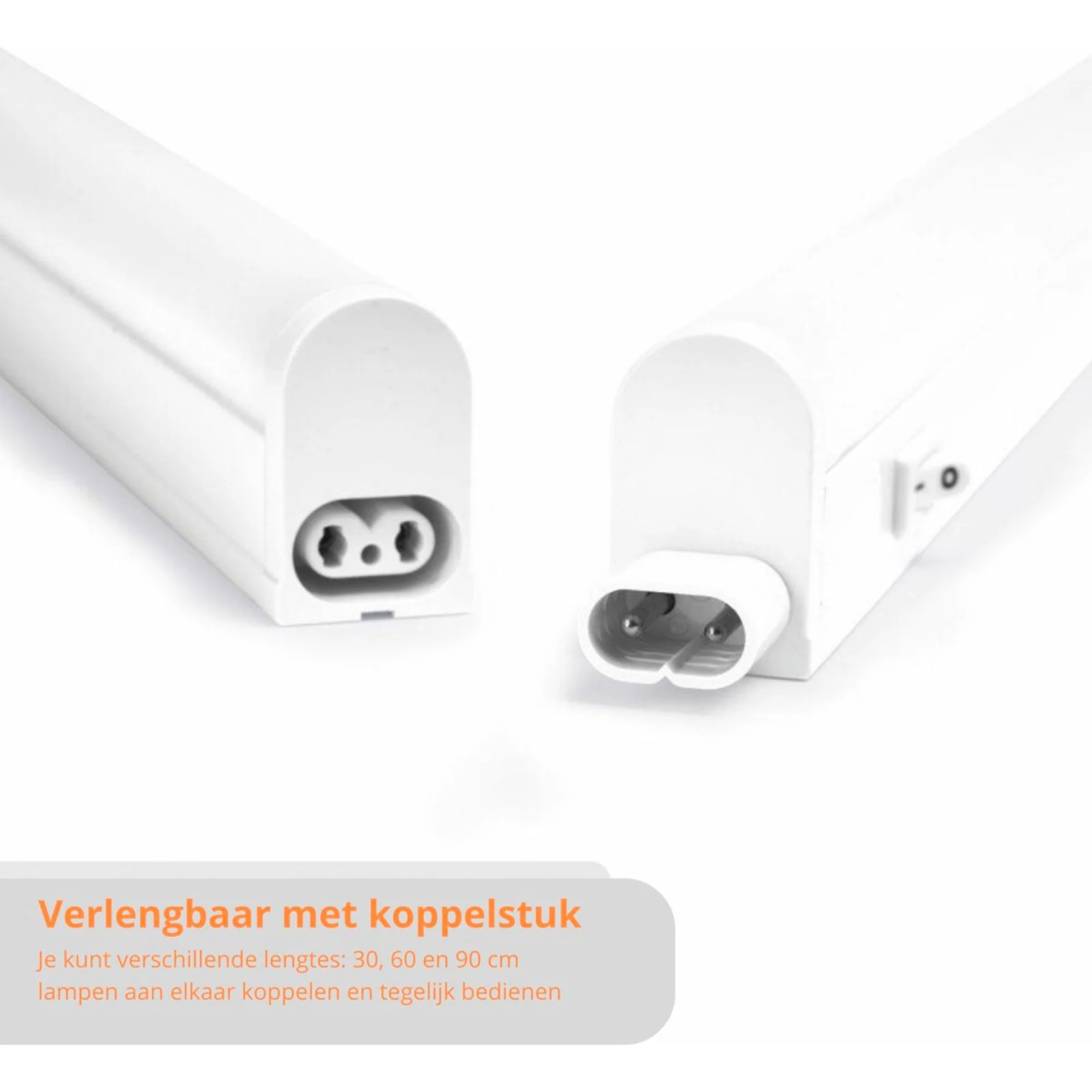 Complete LED Kastverlichting 30 cm - Met koppelstuk en voeding - 3000K - Image 4