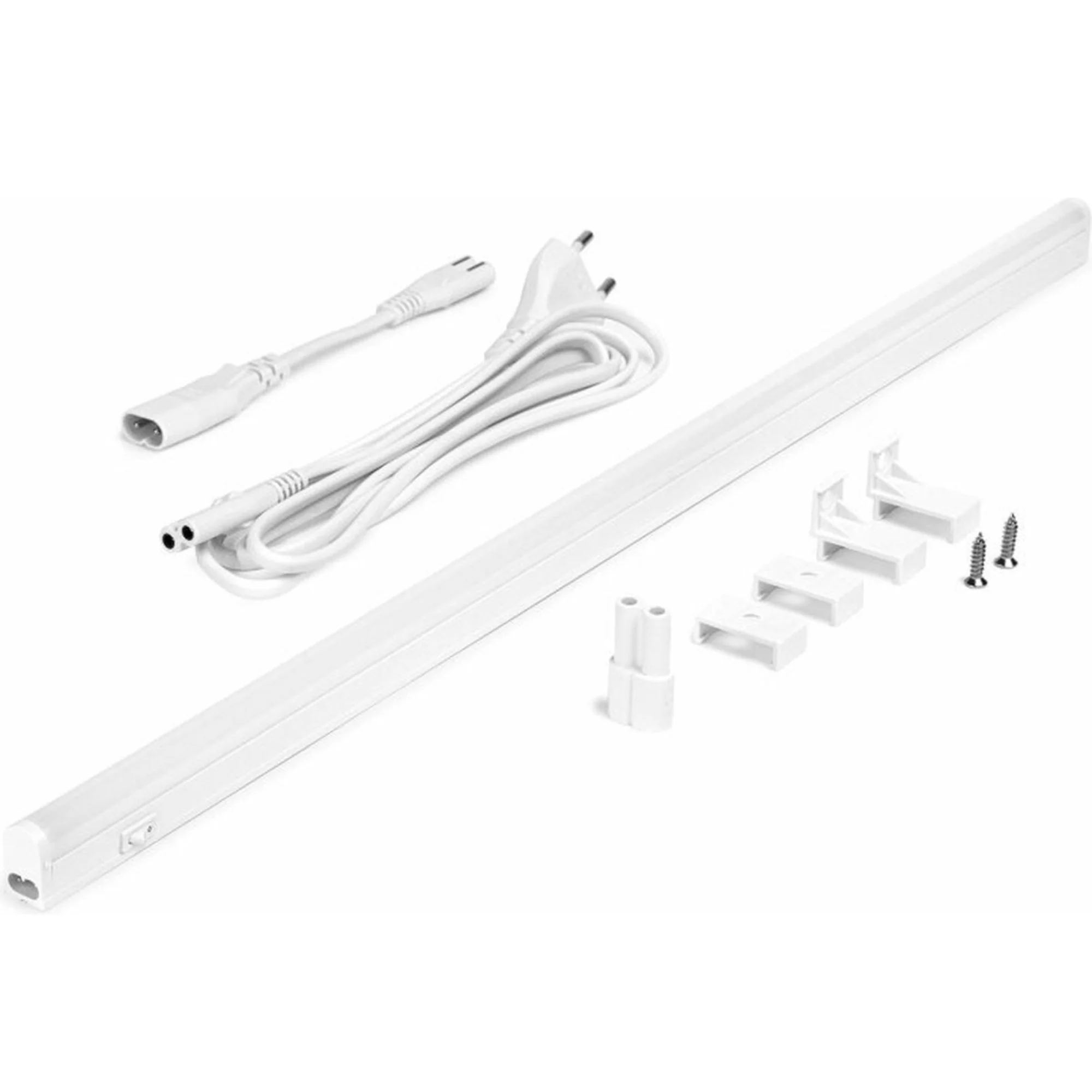 Complete LED Onderbouwverlichting 30 cm - Met koppelstuk en voeding - 4000K