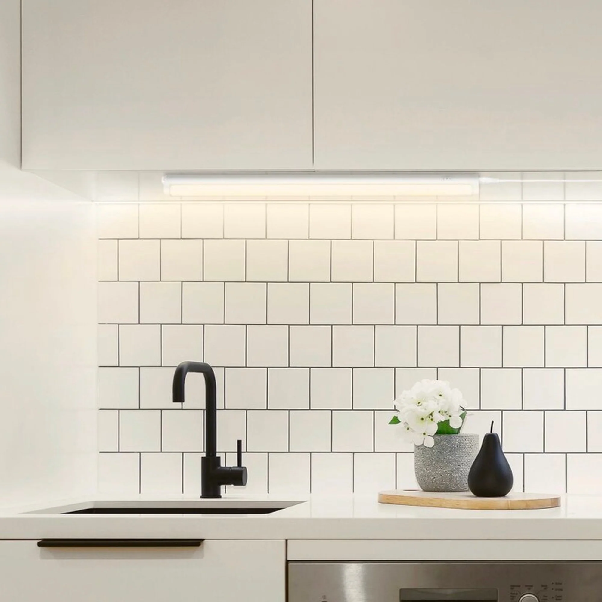 Complete LED Onderbouwverlichting 60 cm - Met koppelstuk en voeding - 4000K - Image 2
