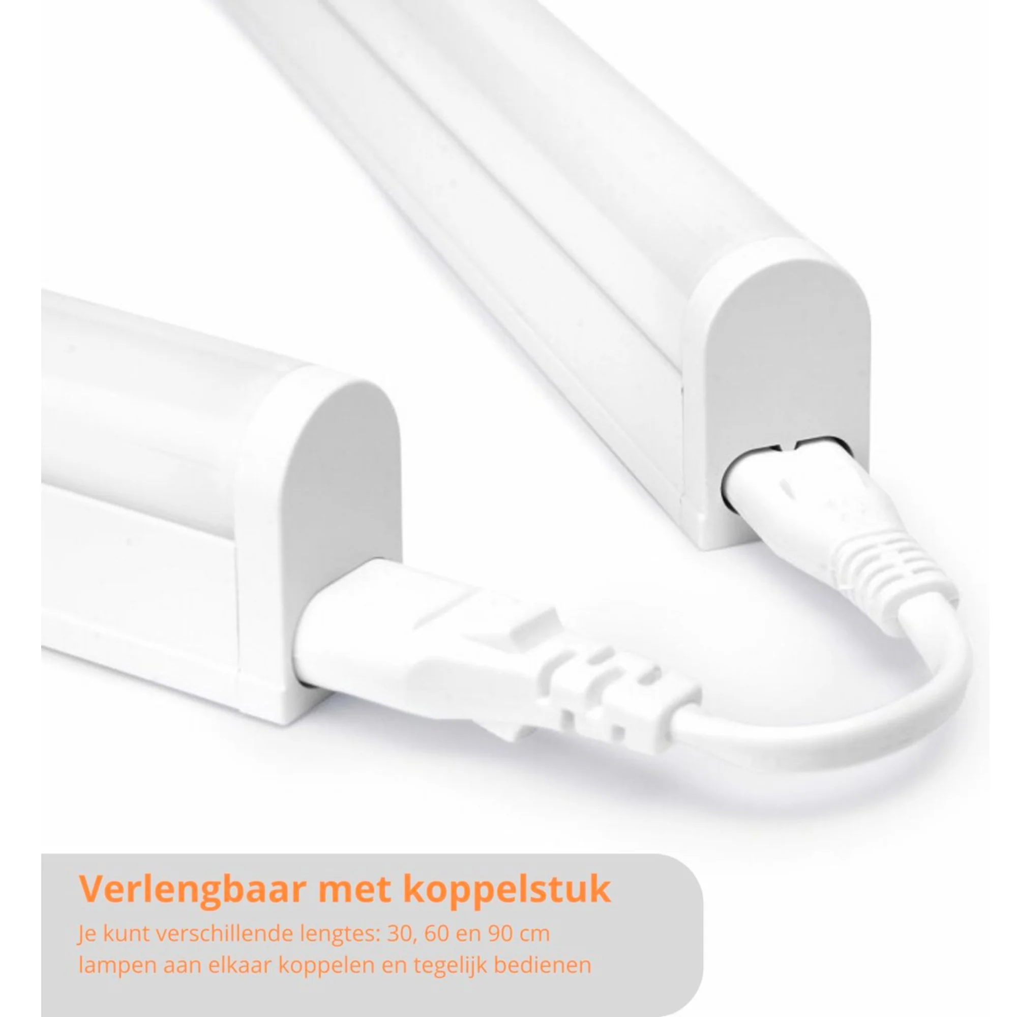 Complete LED Onderbouwverlichting 60 cm - Met koppelstuk en voeding - 4000K - Image 3