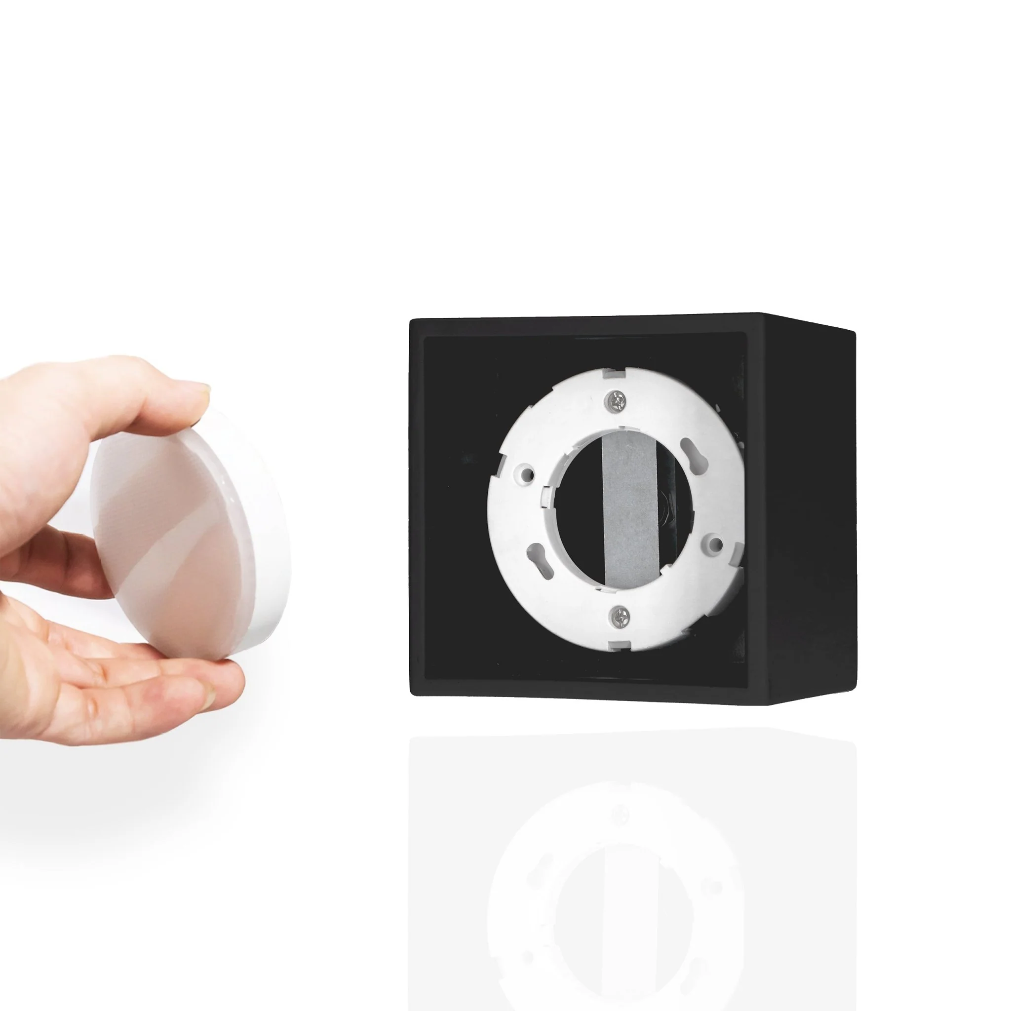 Cube Plafonniere met 1 lichtpunt - Draaibaar licht -  Staal - 10 x 8 cm - Zwart - Image 5