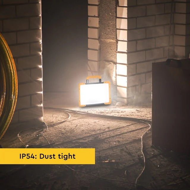 LED's Work Draadloze LED Bouwlamp 5200 - Werkt op accu's van Makita, Bosch, Dewalt, Milwaukee, Metabo – IP54 - Image 5