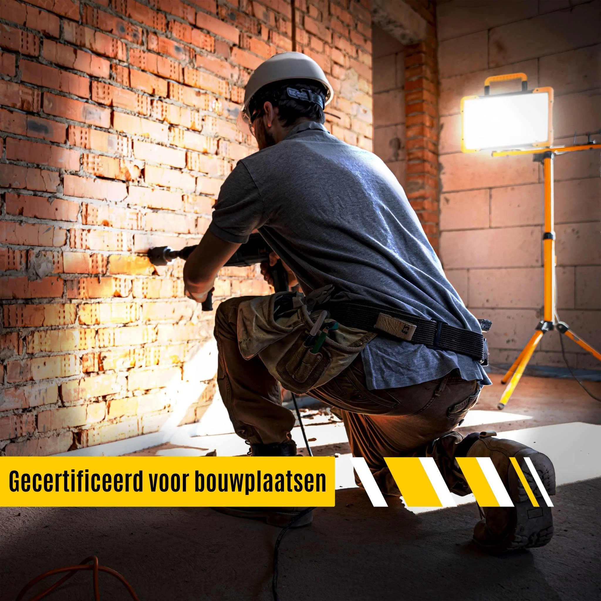 LED's Work Draadloze LED Bouwlamp 5200 - Werkt op accu's van Makita, Bosch, Dewalt, Milwaukee, Metabo – IP54 - Image 6