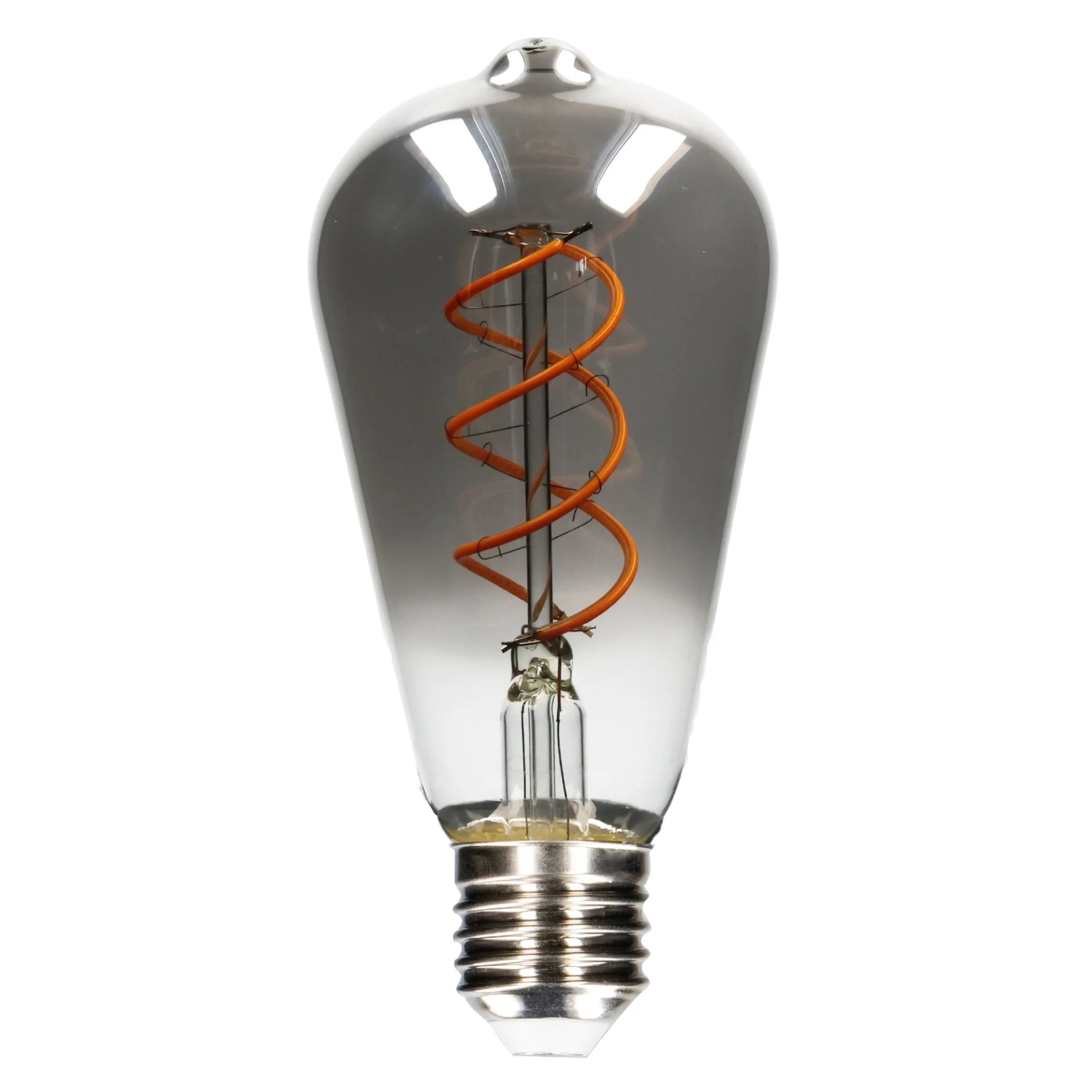 LED Lamp smokey E27 - Nostalgisch retro - Dimbaar warm wit licht - Edison ST64