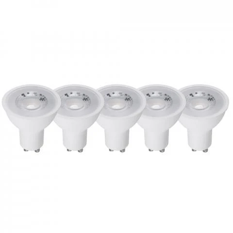GU10 LED Spotjes - Warm wit licht - 4W/50W - 345 lm - 5PACK