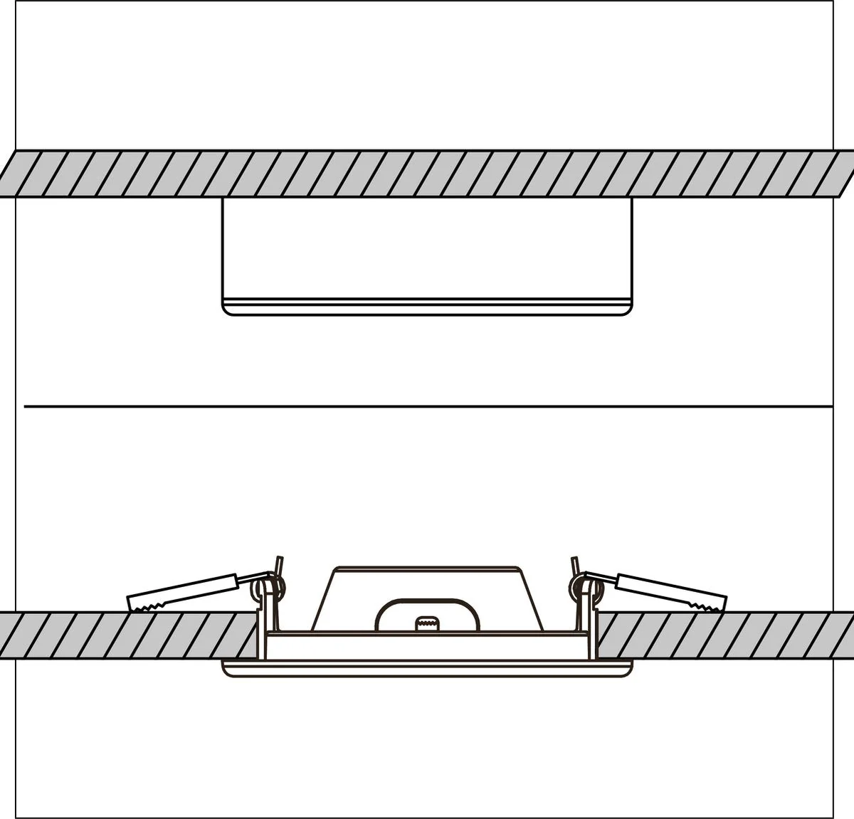 LED's Light Inbouw/Opbouw LED Plafondlamp 15W 1500lm CCT 3000K/4000K/6000K – Zaagmaat Ø 200mm – Wit – Dimbaar - Image 5