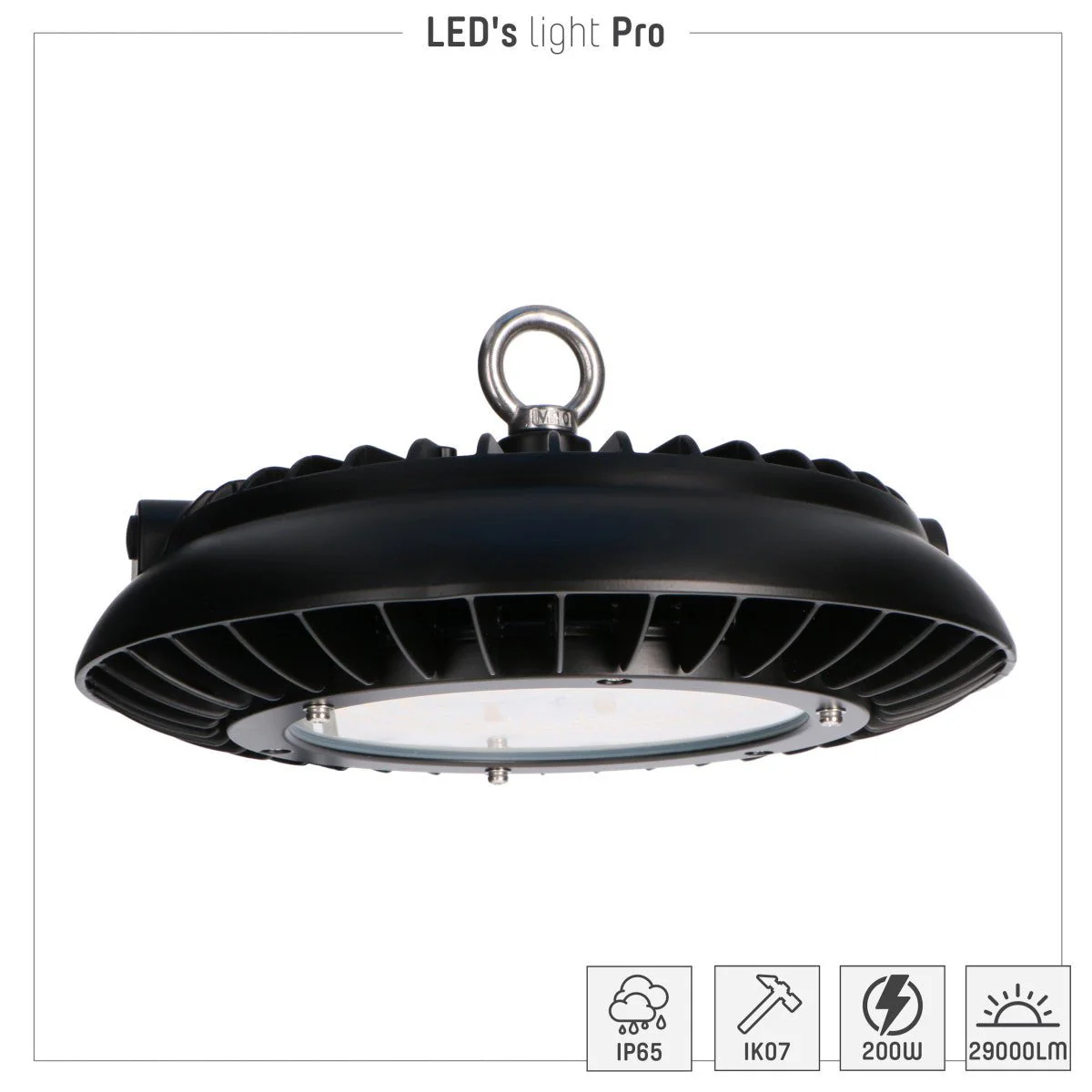 LED's Light pro High Bay - 200W 28000lm 4000K - Cree LED - Dimbaar 1-10V - - Image 2