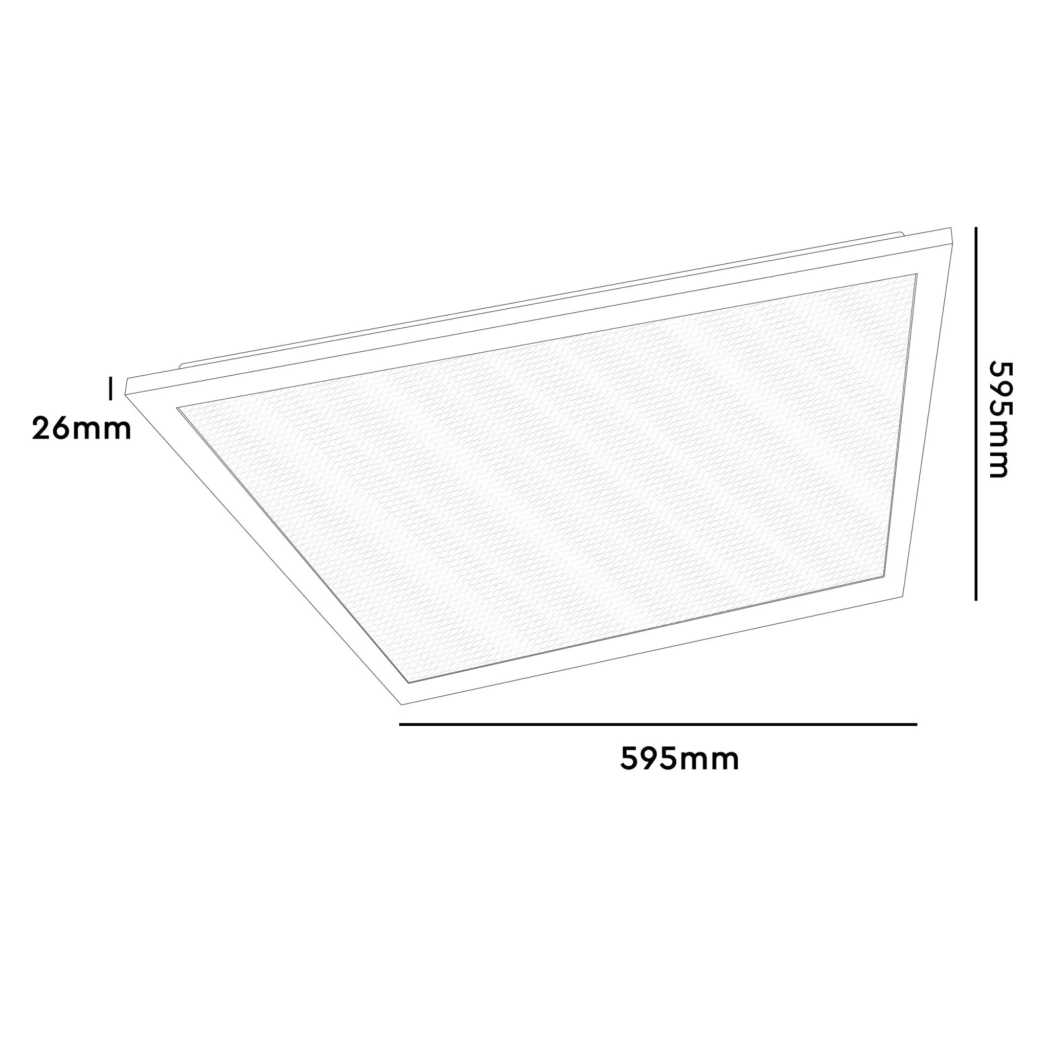 LED's Light LED Paneel 595x595mm  - Vierkant - Neutraal wit (4000K) - 4000 Lumen - 40W - Image 8