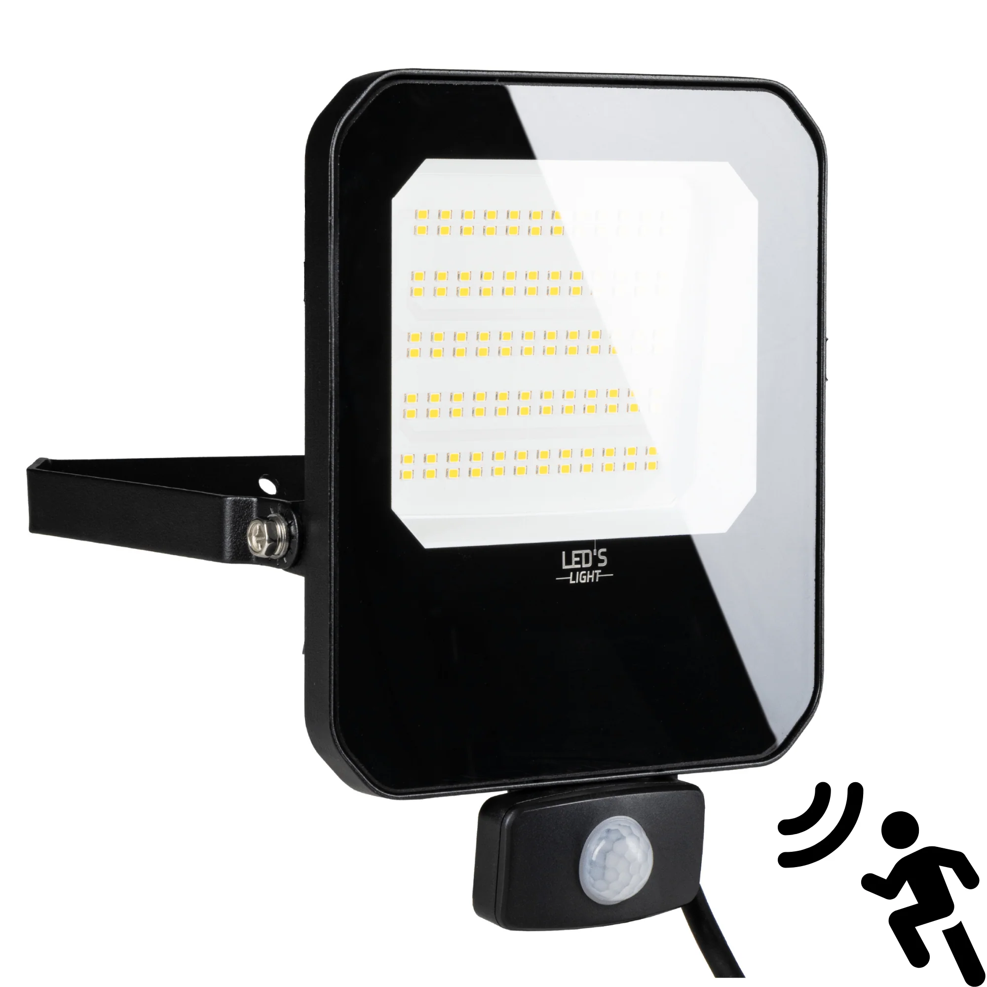 LED's Light Buitenlamp schijnwerper floodlight met bewegingssensor 7000lm - binnen en buiten - 50W