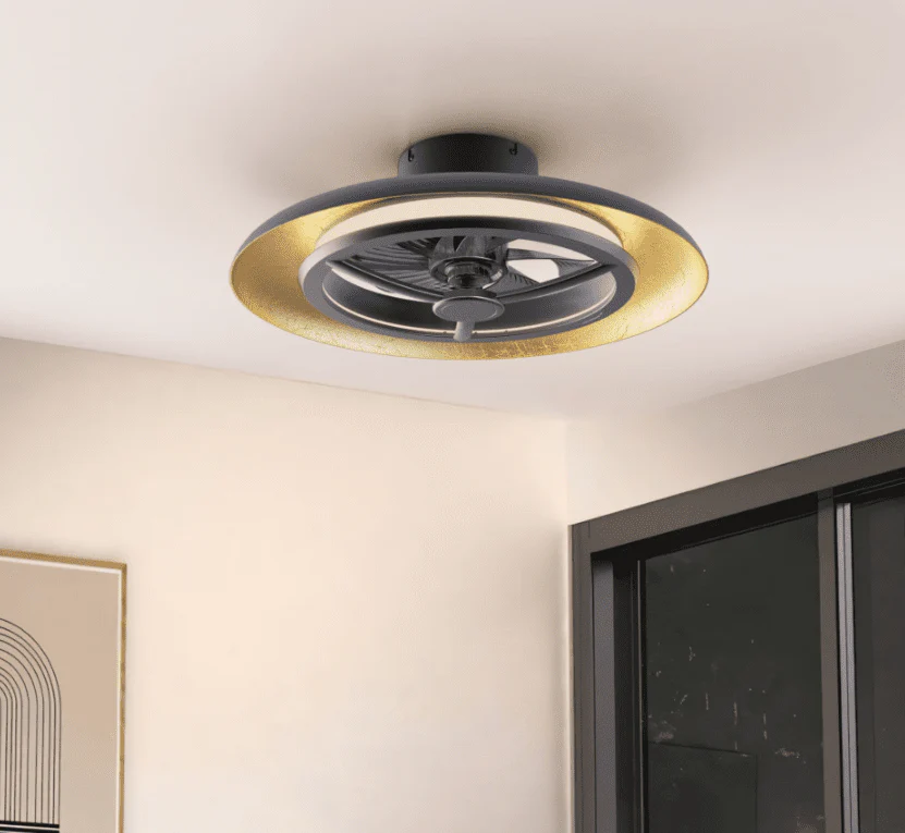 LED's Light Plafondventilator met lamp Goud met Zwart 55W 4300lm 1800K/4000K 55cm - Image 13