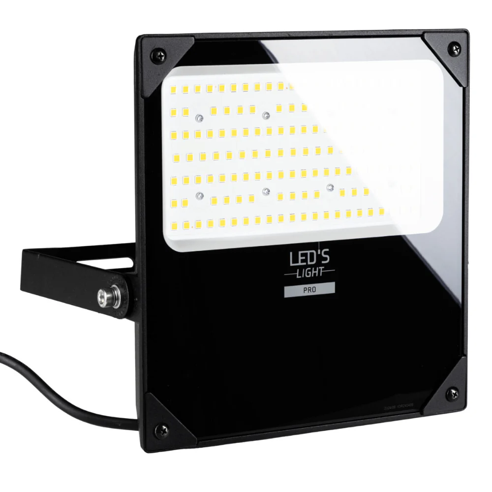 LED's Light pro Professionele LED Schijnwerper 18500 - 3 lichtstanden - Waterdicht - 100 watt - Daglichtsensor