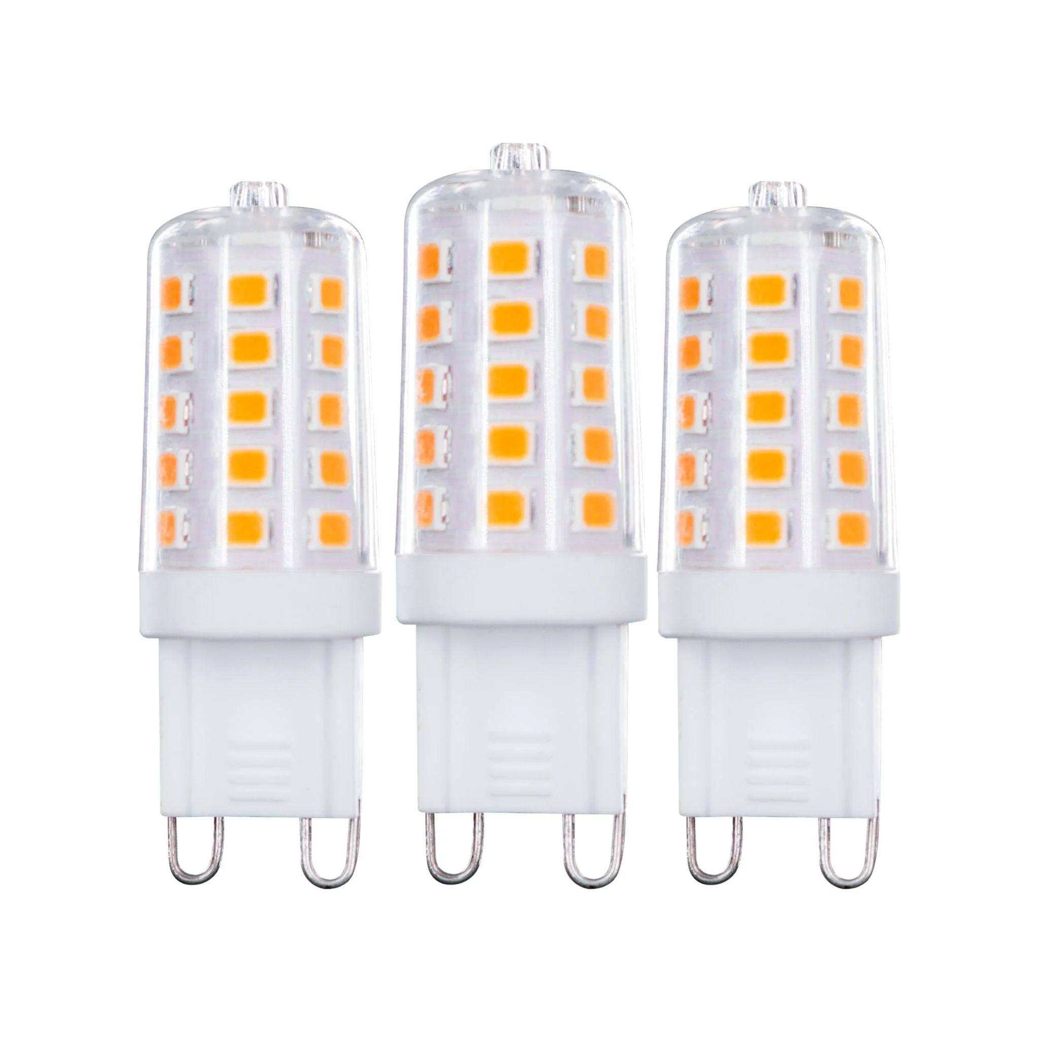 ProDim LED Steeklamp G9 - Dimbaar warm wit licht - 220-240V - 3.5W (28W) - 3 lampjes