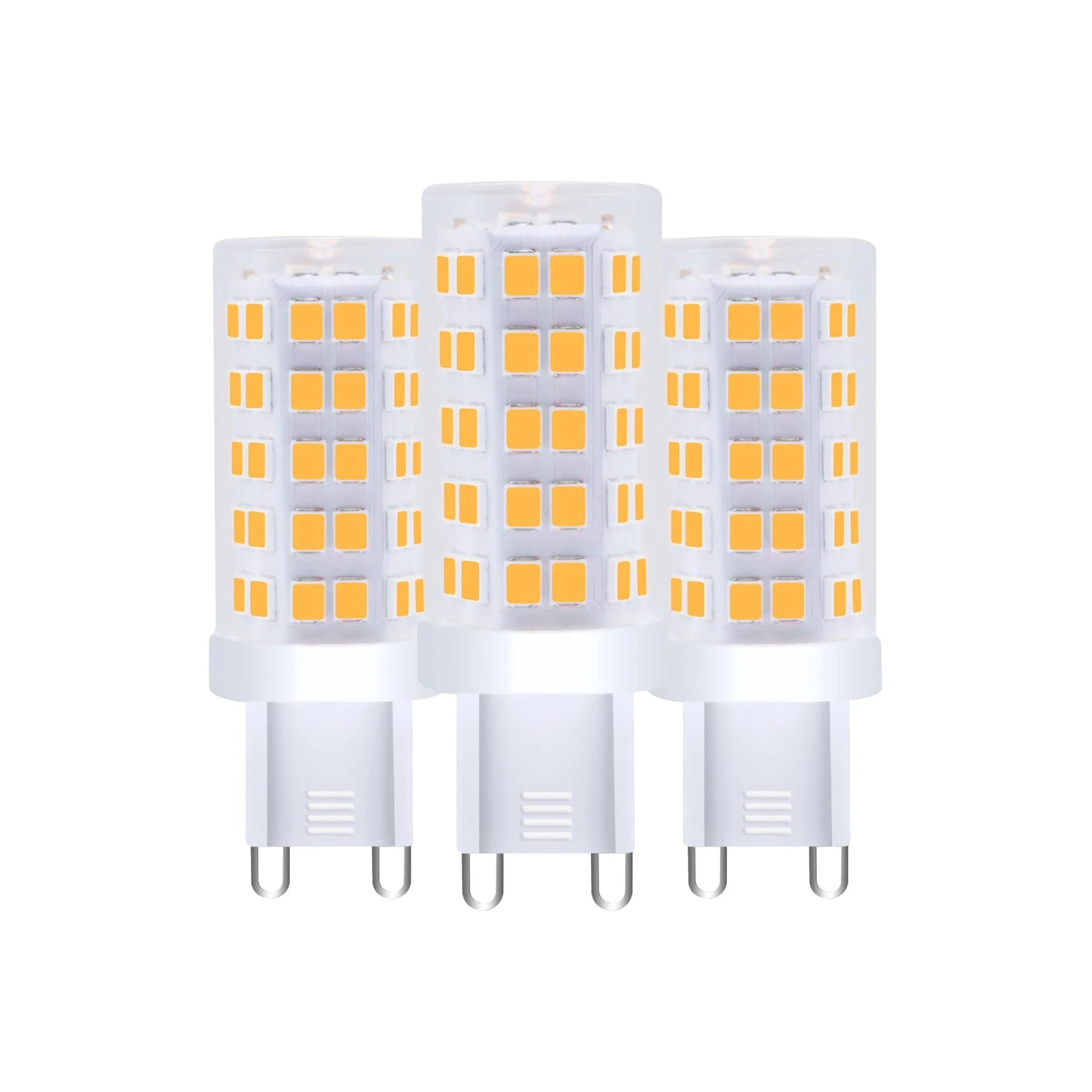 LED Steeklamp G9 - Helder - 220-240V - Warm wit - 4.7W (45W) - 3 lampjes