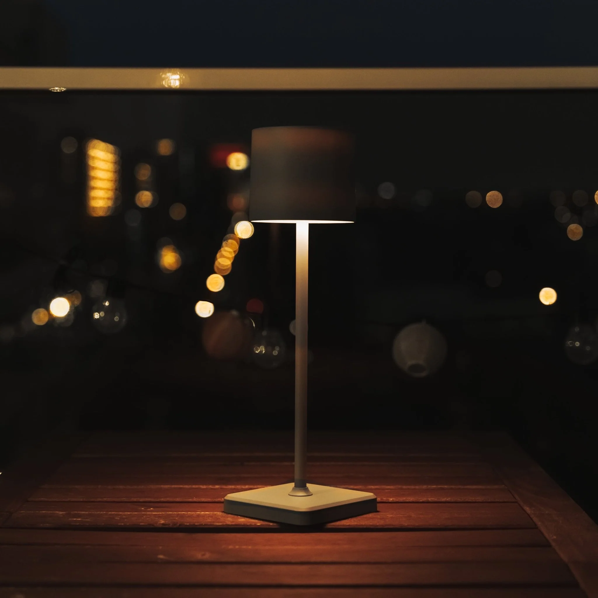 LED's Light Oplaadbare LED Tafellamp - Dimbaar via aanraking - Binnen en buiten - Grijs - Image 10