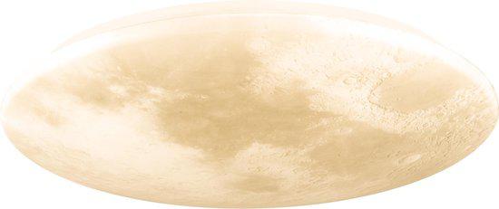 LED Plafondlamp maan voor slaapkamer - 40 cm - Dimbaar met afstandsbediening - Image 8