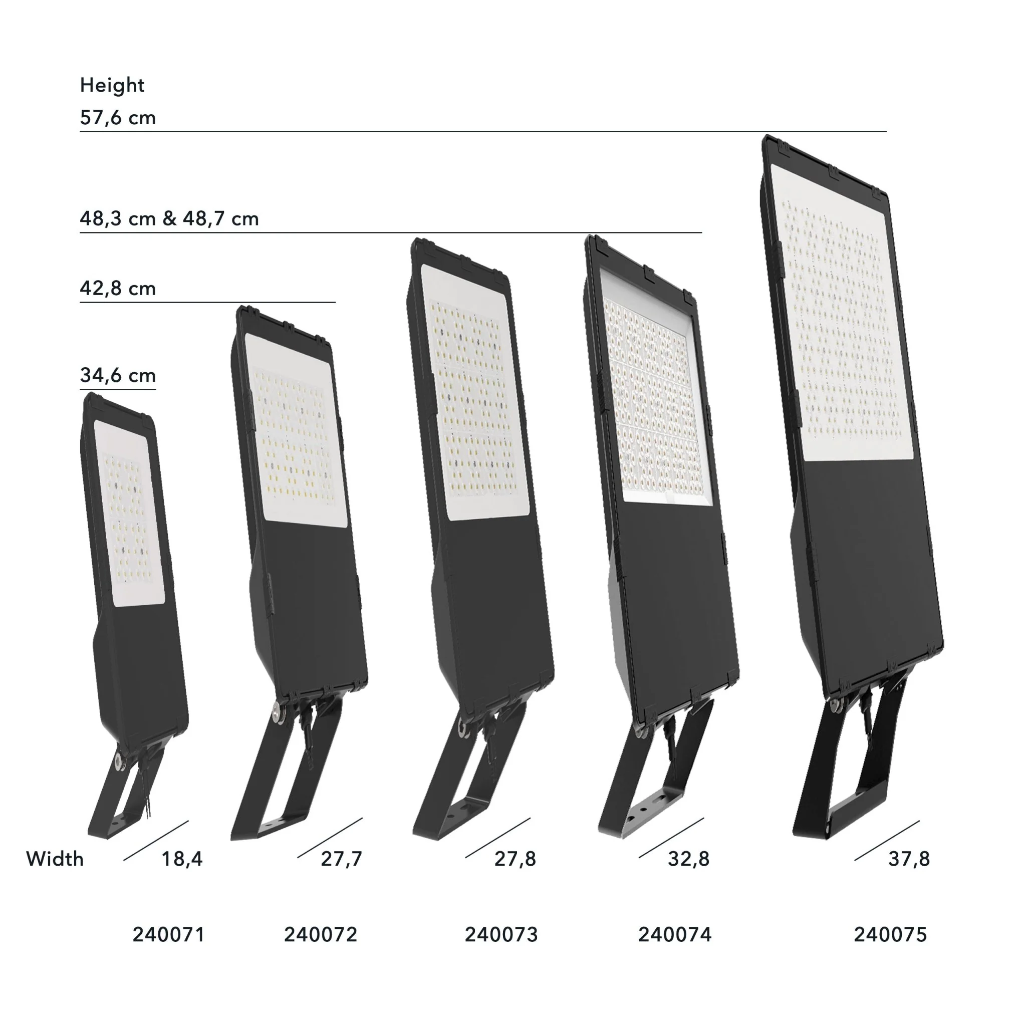 HeavyDuty LED Floodlight 150W - Waterdicht (IP66) & Corrosiebestendig (C4) - Zwart - Image 5
