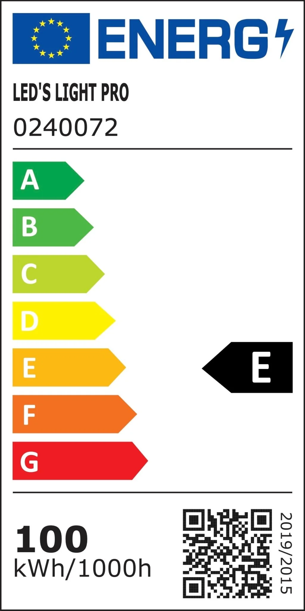 LED's Light pro HeavyDuty LED Schijnwerper 100W - Waterdicht (IP66) & Corrosiebestendig (C4) - Zwart - Image 9