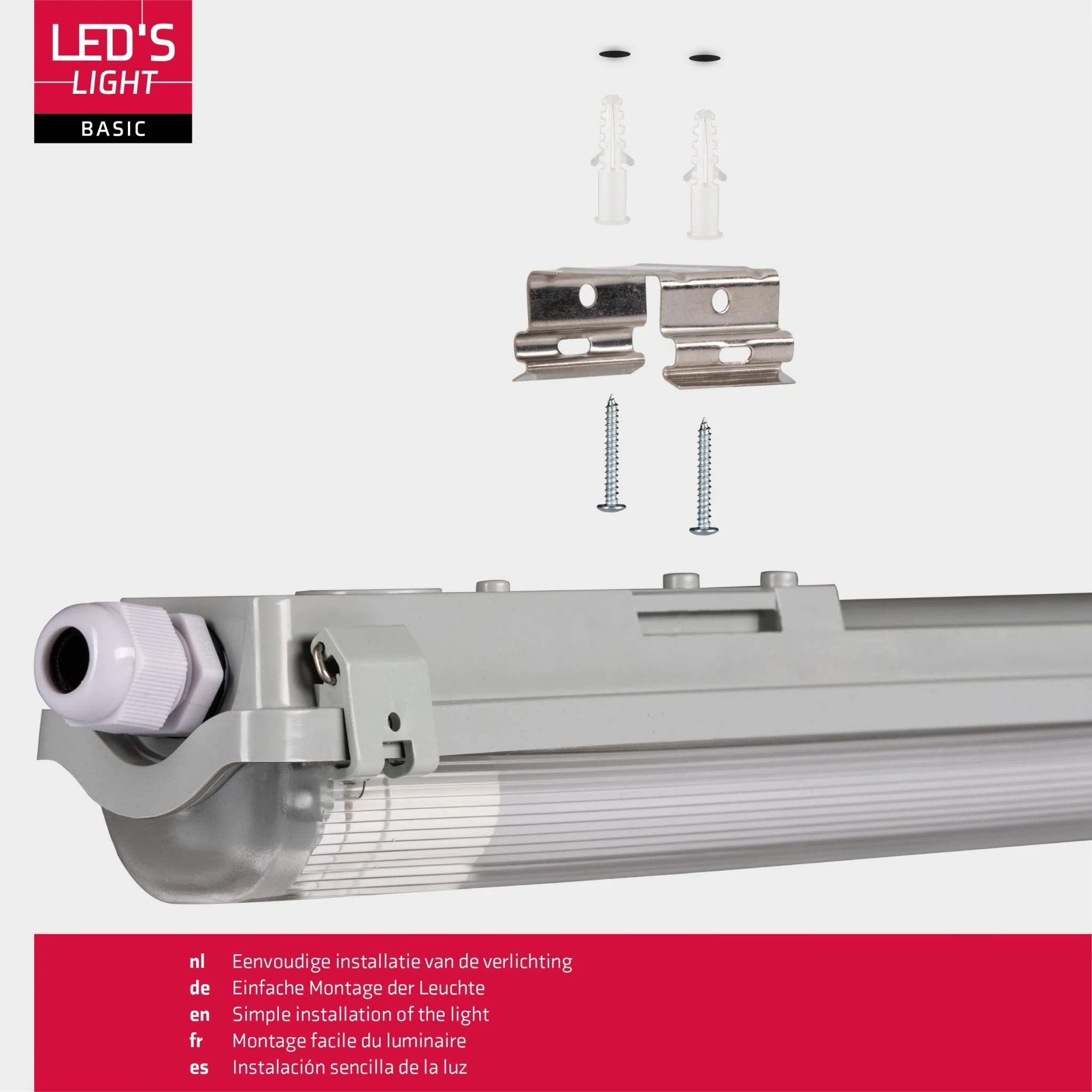Proventa LED TL 8 armaturen met lampen 150 cm - Koud wit licht 6500 K - Waterdicht - Voordeelverpakking - 8 stuks - Image 6